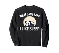 Cute Kawaii Panda, What Can I Say? I Like Sleep Felpa