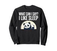 Cute Kawaii Panda, What Can I Say? I Like Sleep Felpa