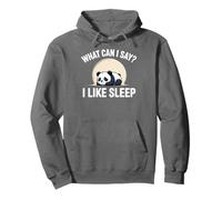 Cute Kawaii Panda, What Can I Say? I Like Sleep Felpa con Cappuccio