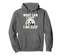Cute Kawaii Panda, What Can I Say? I Like Sleep Felpa con Cappuccio