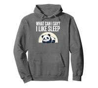 Cute Kawaii Panda, What Can I Say? I Like Sleep Felpa con Cappuccio