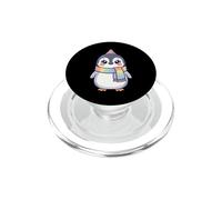 Cute Kawaii Penguin Rainbow Beanie Scarf Winter PopSockets PopGrip per MagSafe