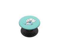 Cute Kawaii Rainbow Puking Cloud Design PopSockets PopGrip Adesivo