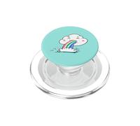 Cute Kawaii Rainbow Puking Cloud Design PopSockets PopGrip per MagSafe