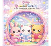 Cute Kawaii World: 50 Cute Coloring Pages for Kids and Adults