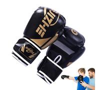 Cute Kids Boxing Gloves, Sturdy MMA Gloves, Lightweight Kickboxing Glove, Sport Training Thai, Gym Training, PU, Black, White, 6 Oz, 8 Oz, 0,3 (Kg)