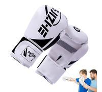 Cute Kids Boxing Gloves, Sturdy MMA Gloves, Lightweight Kickboxing Glove, Sport Training Thai, Gym Training, PU, Black, White, 6 Oz, 8 Oz, 0,3 (Kg)
