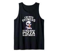 Cute Kids Boys Chibi Kawaii Into Fitness Whole Pizza Panda Canotta