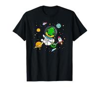Cute Kids Space Reptile Chameleon Lover Maglietta