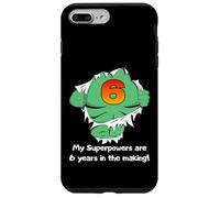 Cute Kids Superhero Birthday Gift For 6 Year Old Boys Outfit Custodia per iPhone 7 Plus/8 Plus