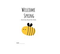 Cute Kindergarten Spring Activity Book: A Fun and Educational Trace-and-Color Book for Preschool and Kindergarten Kids