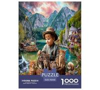 Cute Kitten 1000 Pezzi Puzzle Classici Per Adulti E Bambini Da 14 Anni E Più Giochi Rilassamento E Intelligence Sfida Impossibile - Regalo Per Amore E Amico 70x50cm/1000pcs