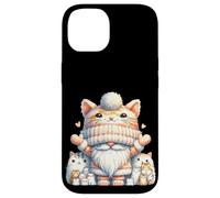 Cute Kitten Grandpa Gnome For Women And Girls Kawaii Cat Custodia per iPhone 14