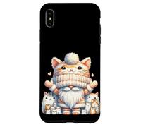 Cute Kitten Grandpa Gnome For Women And Girls Kawaii Cat Custodia per iPhone XS Max