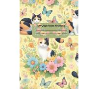 Cute Kitten Graph Notebook (6x9, 120 Pages, 4x4 Grid): An adorable kitten-themed math notebook with 120 quad-ruled (4x4) pages in a portable 6x9 size ... math, drawing, and gifts for cat lovers.