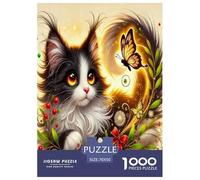 Cute Kitten Jigsaw Puzzle,1000 Pezzi Classici, Per Adulti E Bambini A Partire Da 12 Anni Giochi Educativi Giocattoli Sfida Impossibile - Regalo Per Amore E Amico 70x50cm/1000pcs