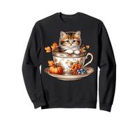 Cute Kitten Kawaii Cats Fall Coffee Mug Autumn Thanksgiving Felpa