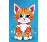 Cute Kitty Notebook: 110-Page Lined Journal for Writing & Creativity: Adorable Orange Cat Cover | Perfect for Journaling, Notes, and Ideas
