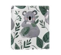 Cute Koala - Copertina grande sostituibile per libri, in pelle PU, riutilizzabile, adatta per notebook da 24,9 x 28 cm