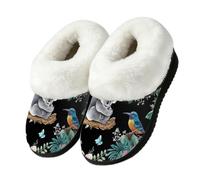 Cute Koala Hummingbird Flowers Boot Slippers Indoor Outdoor House Shoes, Multi, 42.5/43 EU