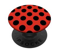 Cute Ladybug Beetle Ladybird Ladybeetle Insect Red PopSockets PopGrip Adesivo