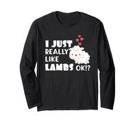 Cute Lamb Gift I Just Really Like Lambs Ok? Maglia a Manica