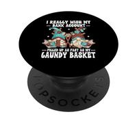 Cute Laundry Gnome Graphic For Women & Men Funny Money Quote PopSockets PopGrip Adesivo