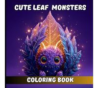 Cute Leaf Monsters Coloring Book