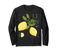Cute Lemon Cello Fresh Fruits Summer Lemons Lemonade Maglia a Manica
