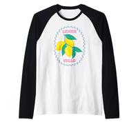 Cute Lemon Cello Fresh Fruits Summer Lemons Lemonade Maglia con Maniche Raglan