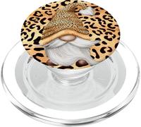 Cute Leopard Print Pattern For Scandinavian Gnome Summer PopSockets PopGrip per MagSafe