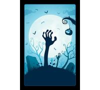 Cute Lined Halloween Composition Notebook / Journal: Fun Cool Spooky Festive Cartoon Zombie Notepad For Kids (Boys, Girls, Teens), Teachers & Students | Great Gift | 6x9" | 120 Wide Ruled Pages.