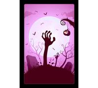 Cute Lined Halloween Composition Notebook / Journal: Fun Cool Spooky Pink Cartoon Zombie Notepad For Women and Kids (Girls, Teens), Teachers & Students | A Great Gift | 6x9" | 150 Wide Ruled Pages.