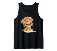 Cute Lion Cub Libro di Lettura con Copricapo Canotta