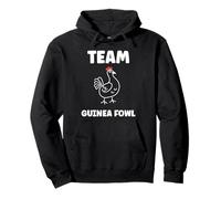 Cute Little Animals Minimalist Birds Simple Team Guinea Fowl Felpa con Cappuccio