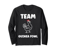 Cute Little Animals Minimalist Birds Simple Team Guinea Fowl Maglia a Manica