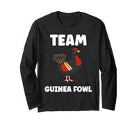Cute Little Animals Minimalist Birds Simple Team Guinea Fowl Maglia a Manica