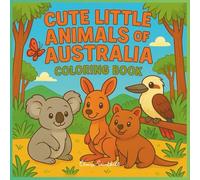 Cute Little Animals of Australia: Coloring Book