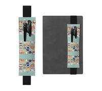 Cute Little Animals - Portapenne regolabile in pelle, per quaderni, calendari, tablet, segnalibro e matita