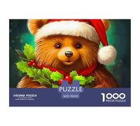 Cute Little Bear Puzzle 1000 Pezzi Immagine Dipinta Cute Animals Divertimento Idea Regalo Uomo E Donna A Partire Dai 12 Anni70x50cm/1000pcs