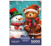 Cute Little Bear Puzzle 1000 Pezzi Immagine Dipinta Cute Animals Intrattenimento Creativo Idea Regalo Uomo E Donna A Partire Dai 12 Anni70x50cm/1000pcs