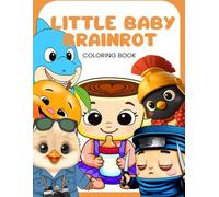 Cute Little Brainrot Babies: Coloring book