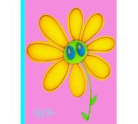 Cute Little Daisy, Adorable And Quirky, Pink Background, 150 Lined Page, 8x11, Notebook Perfect For School, Learning And Note-Taking: Created With ... By: Artist Mary Elisabeth Linder @ MaryEMade