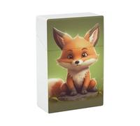 Cute Little Fox - Portasigarette impermeabile di alta qualità, custodia protettiva rigida per sigari, portatile, design compatto e leggero, per viaggi all'aperto