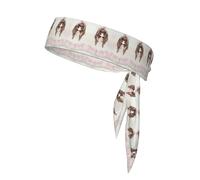 Cute Little Girl Stampato Sport benda fitness adatta per gli appassionati di sport ninja calcio e basket