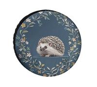 Cute Little Hedgehog Coperture per pneumatici impermeabili anti UV 30 pollici Single Axle Wheel Covers per RV Truck SUV Rimorchio Universale per tutte le stagioni