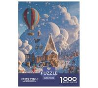 Cute Little House Jigsaw Puzzle Impossibili 1000 Pezzi Interesting Decorazione Per La Casa. Giochi Rilassamento E Intelligence Per Adulti E Ragazzi Da 14 Anni 70x50cm/1000pcs