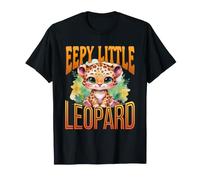 Cute Little Leopard Cub Cute Baby Panther Big Cat Maglietta