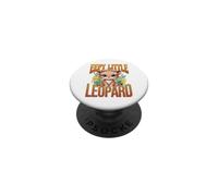 Cute Little Leopard Cub Cute Baby Panther Big Cat PopSockets PopGrip Adesivo