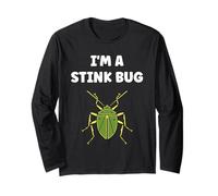 Cute Little Minimalist Insect Simple I'm a Stink Bug Maglia a Manica